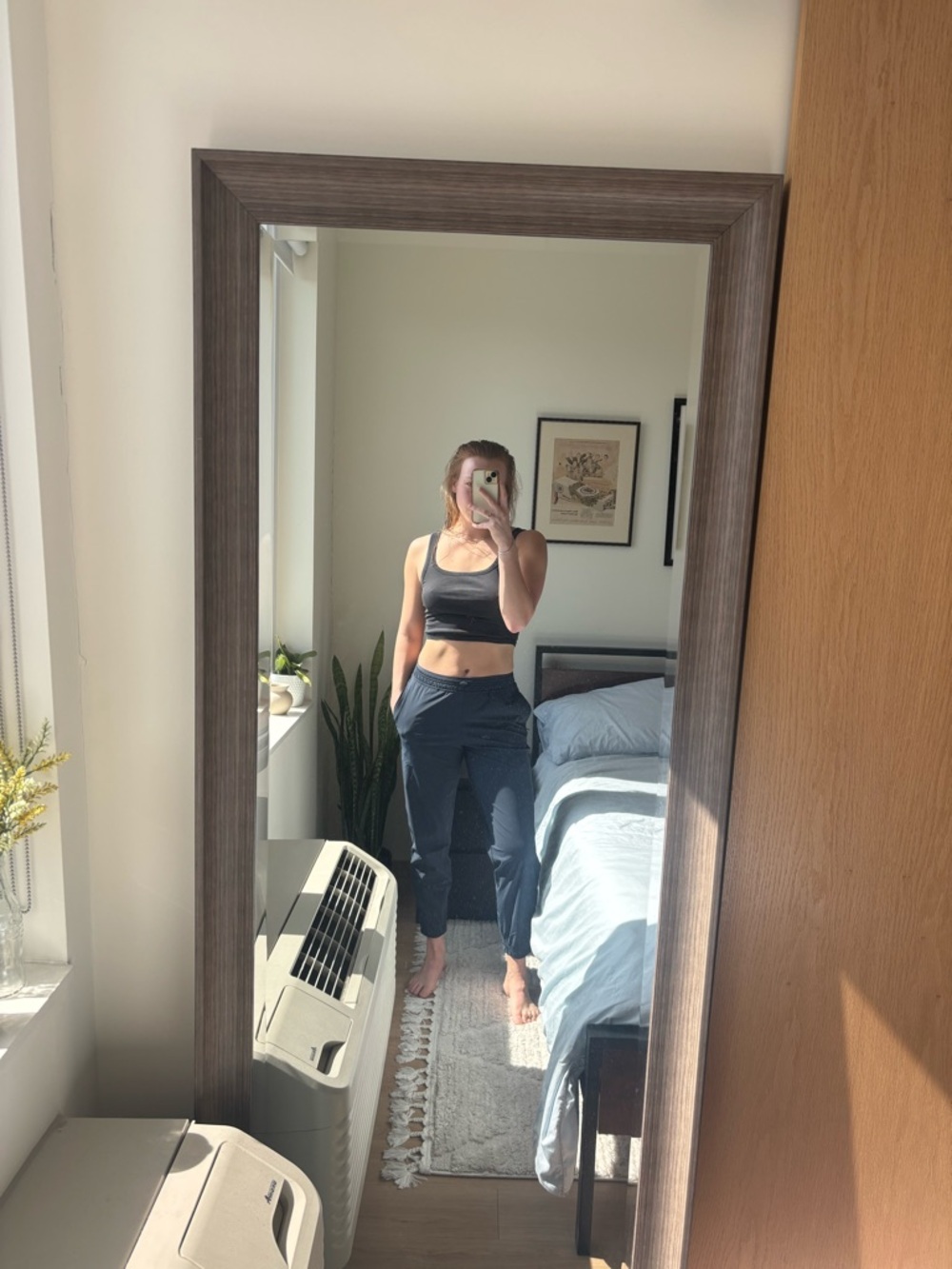 Athleta navy joggers